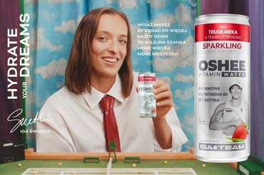 Iga Świątek w nowej reklamie Oshee