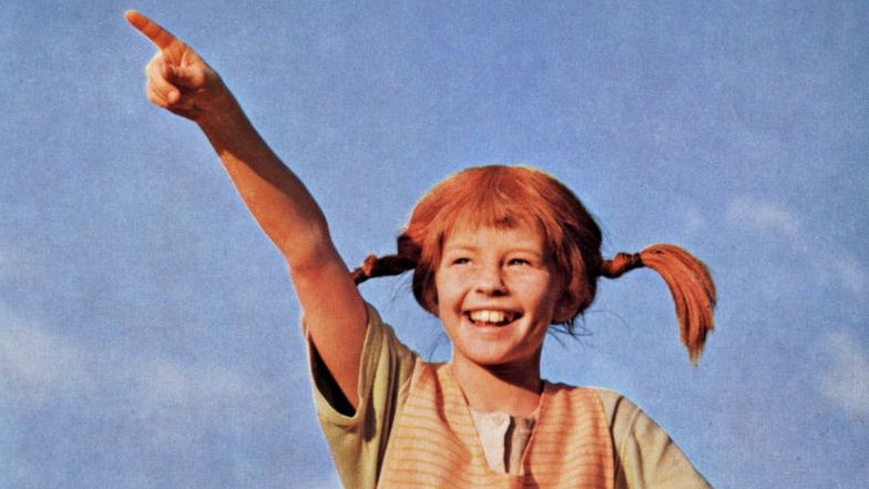 This is what the actress who played Pippi Longstocking looks like today. She's blonde!