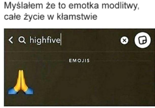 Modlitwa czy piąteczka? Spór o znaczenie emoji trwa, a rozwiązanie zagadki jest proste 2