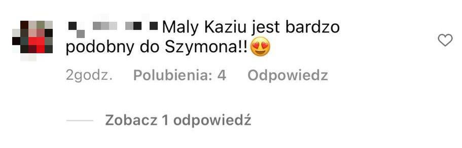 Fanka komentuje post Jarosława Bieniuka