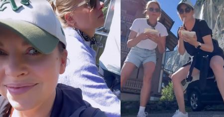 Naturalne Aleksandra Kwaśniewska i Marta Wierzbicka chwalą się kolejnymi kadrami ze Szwajcarii. Wiadomo, która zorganizowała wyjazd (ZDJĘCIA)
