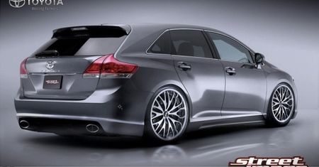 2x Toyota Venza na targach SEMA