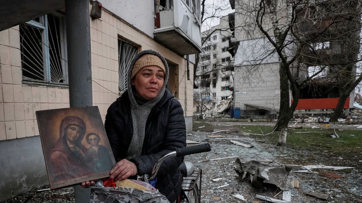 Wojna w Ukrainie. Nie pomógł nawet Bóg. To wszystko, co zostało z Borodzianki 1