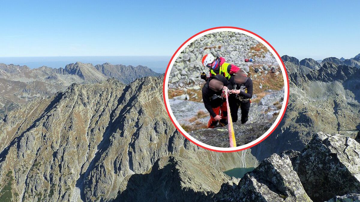 Polscy turyści utknęli w Tatrach. Ratownicy sprowadzili ich ze s