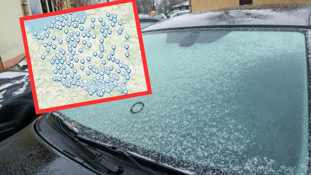 Ubiegła noc była wyjątkowo zimna