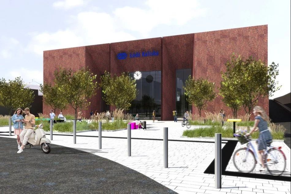 Projekt nowego dworca Łódź Kaliska