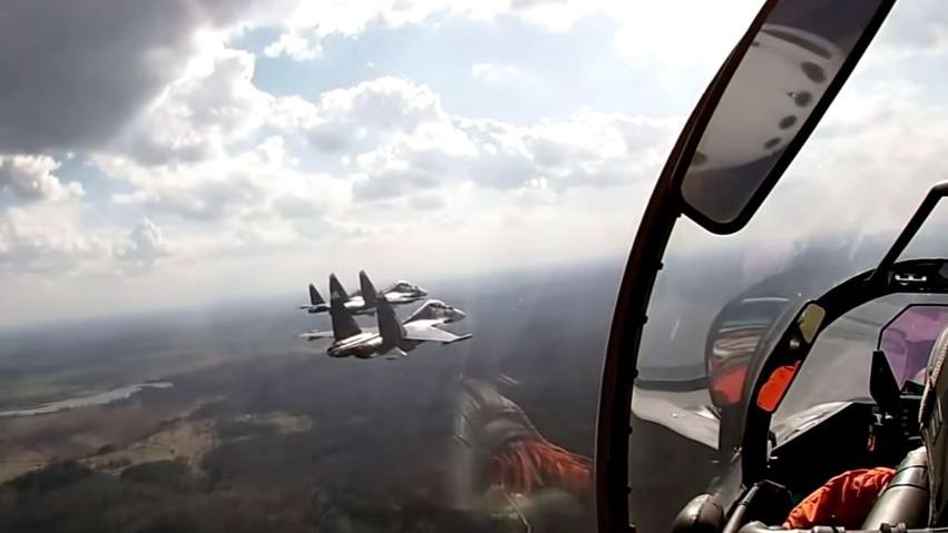 Rosyjskie samoloty zrzucały bomby niedaleko Polski