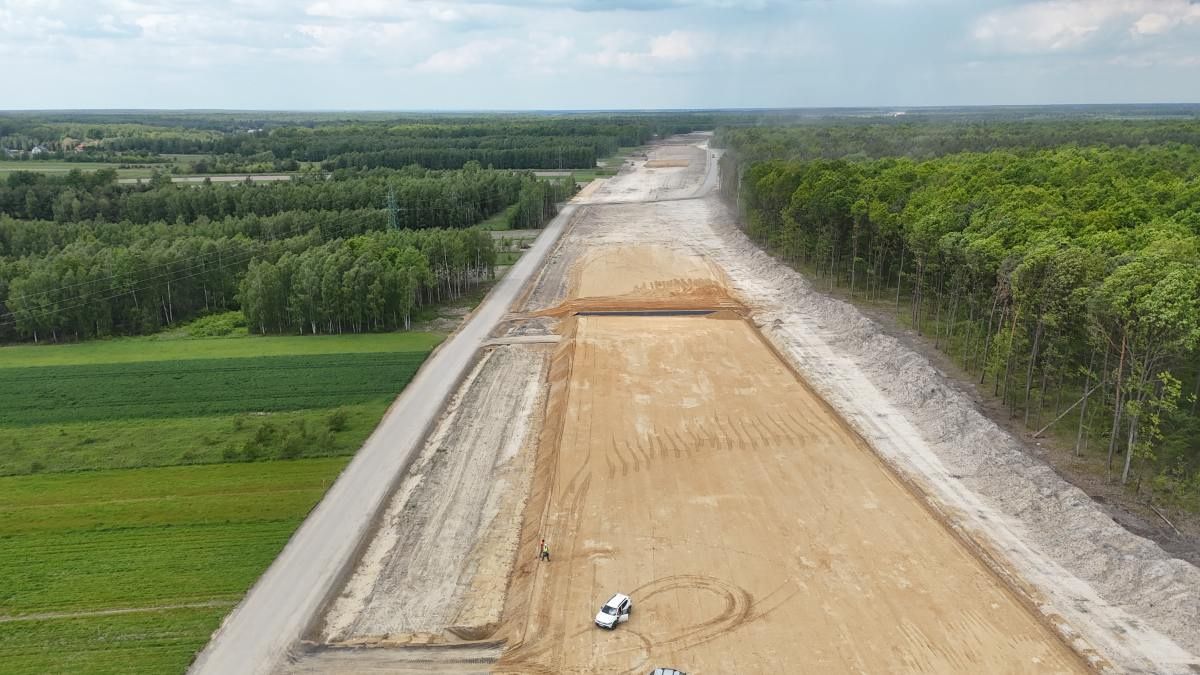 Postęp prac S19 Lublin Lubartów | fot. GDDKiA