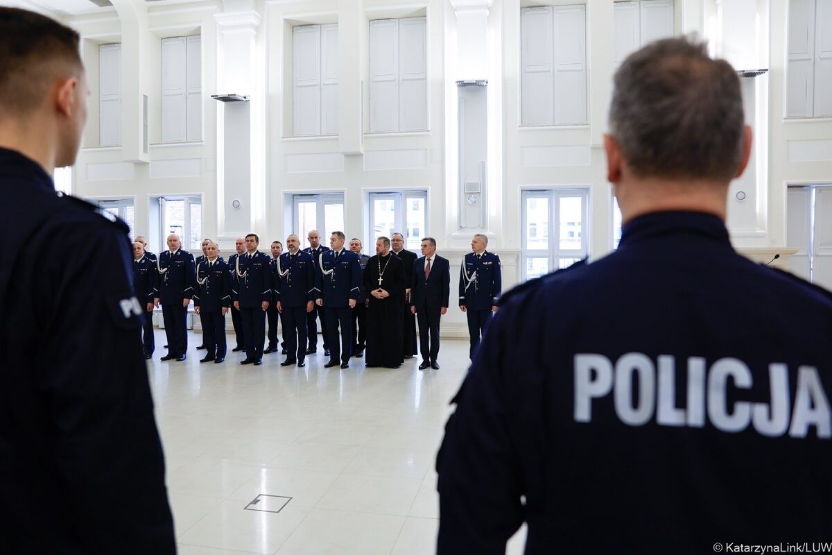 ślubowanie nowych policjantów lublin styczeń 2023