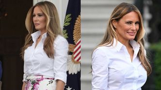Melania Trump prezentuje odświeżoną fryzurę podczas pikniku. Pasuje jej?
