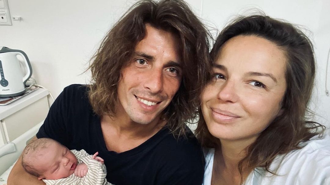 Agnieszka Włodarczyk, Robert Karaś i ich synek