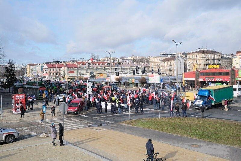 protest rolników agrounia lublin