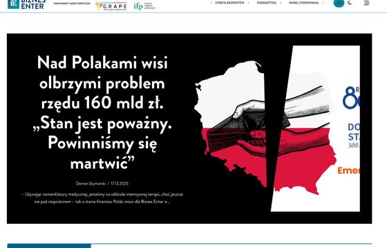Tak wygląda nowy serwis Biznes Enter. O czym przeczytamy, kim są autorzy?