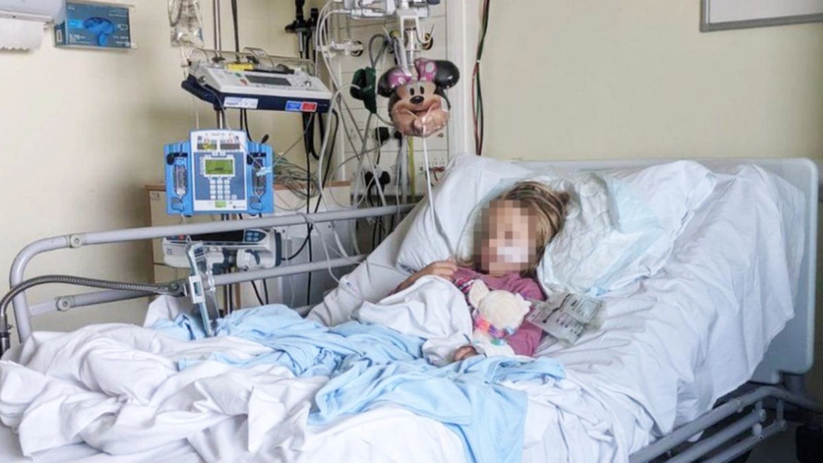 Dziewczynka musiała przejść operację jelita.