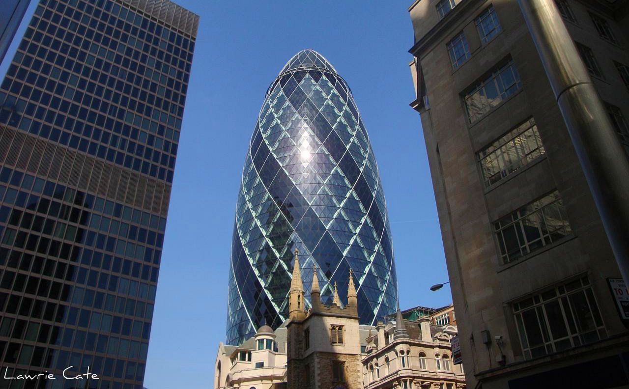 The Gherkin (Londyn) (Flickr/Lawrie Cate/CC BY 2.0)