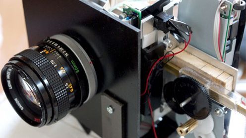 Aparat 130 megapiksela zbudowany ze starego skanera 1