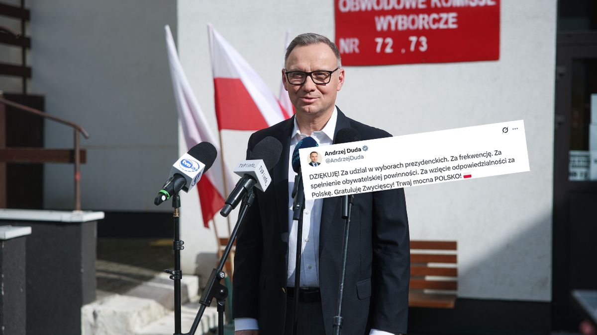 Andrzej Duda zareagował na wynik wyborów prezydenckich