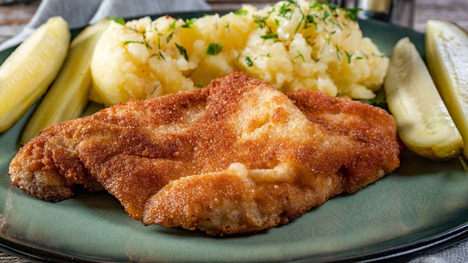 Kotlet schabowy z ziemniakami