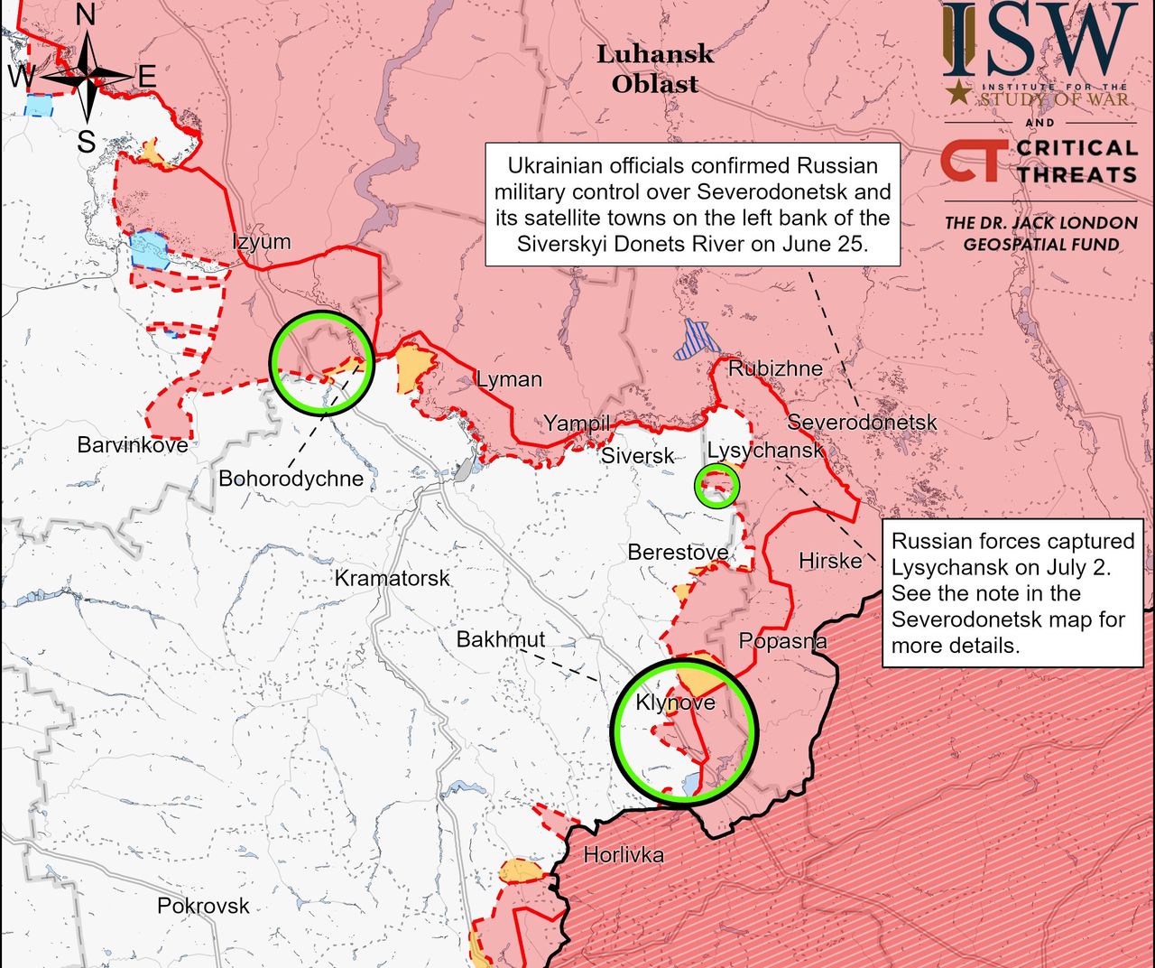 Siły Ukraińskie wycofały się z Lisiczańska. Kolejna walki będą się toczyć o Siewiersk, Bachmut i Kramatorsk