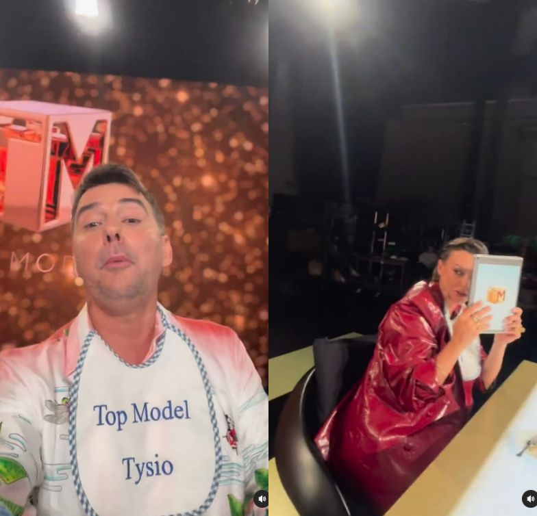 Marcin Tyszka relacjonuje pracę na planie "Top Model"