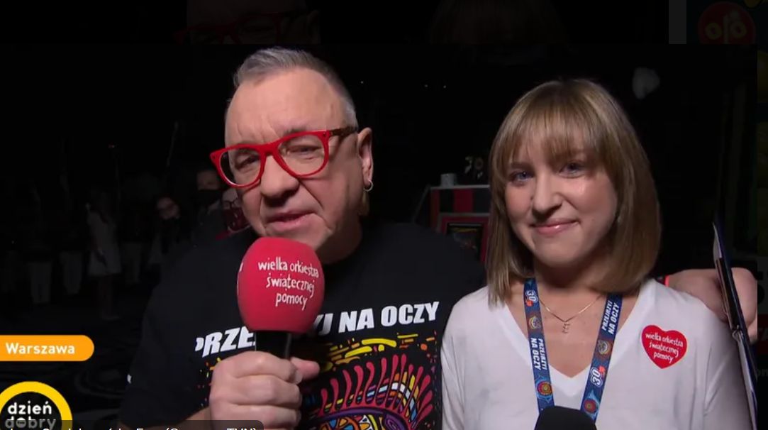 Jerzy Owsiak z córką Ewą
