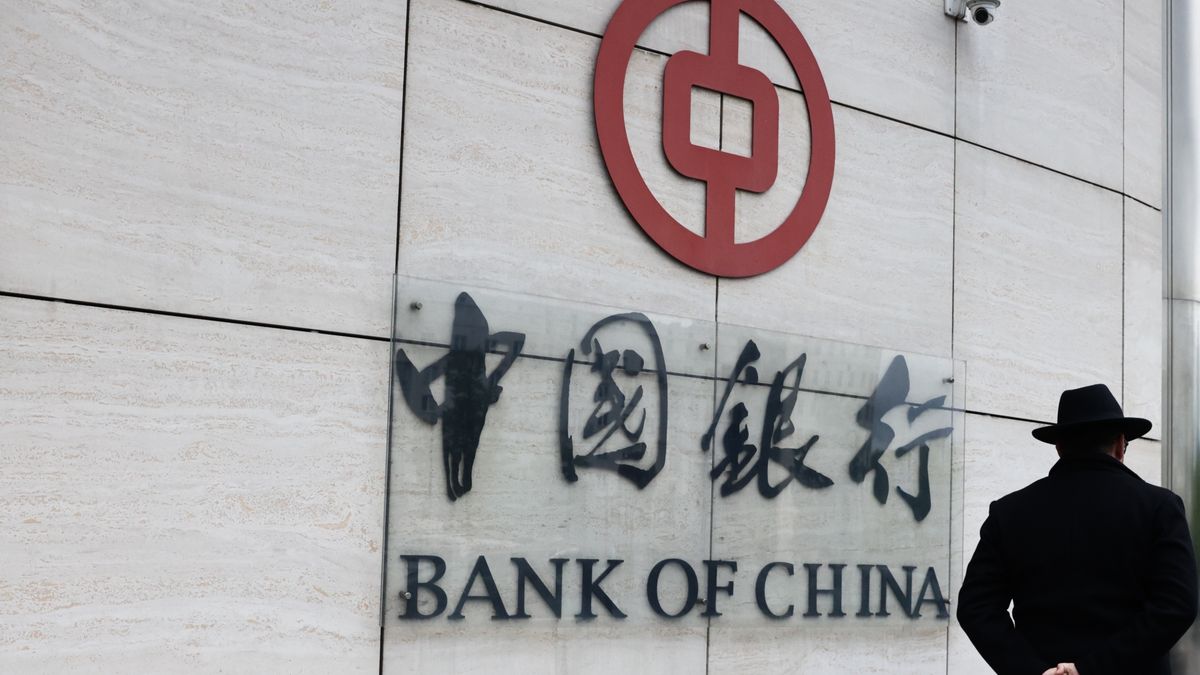 Bank of China logo is seen in Warsaw, Poland on April 16, 2024. (Photo by Jakub Porzycki/NurPhoto via Getty Images)