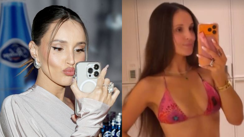 Marina Łuczenko chwali się formą w bikini