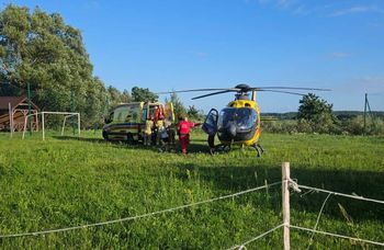 Braniewo: Motocyklista potrącił 6-latki. Interweniował śmigłowiec LPR