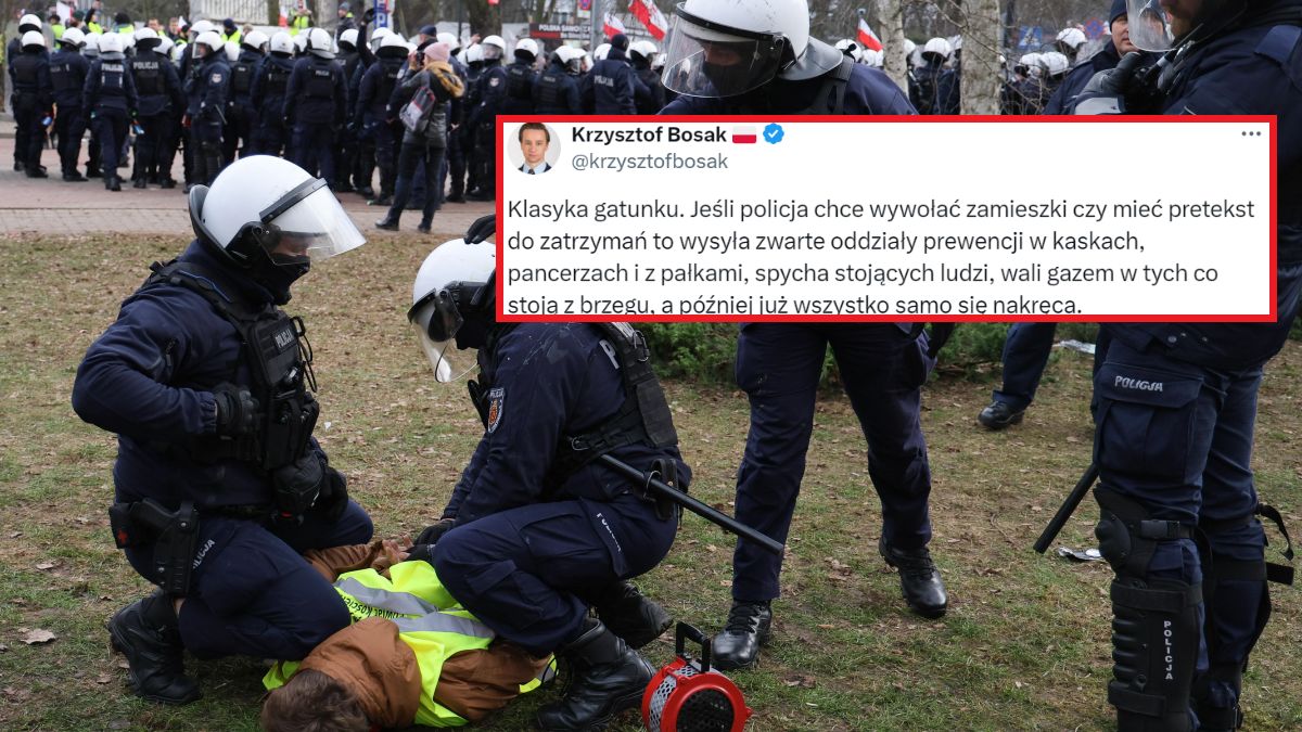 Bosak o proteście rolników