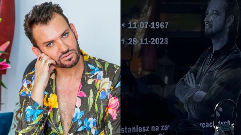 Rafał Grabias pokazał grób Gabriela Seweryna 