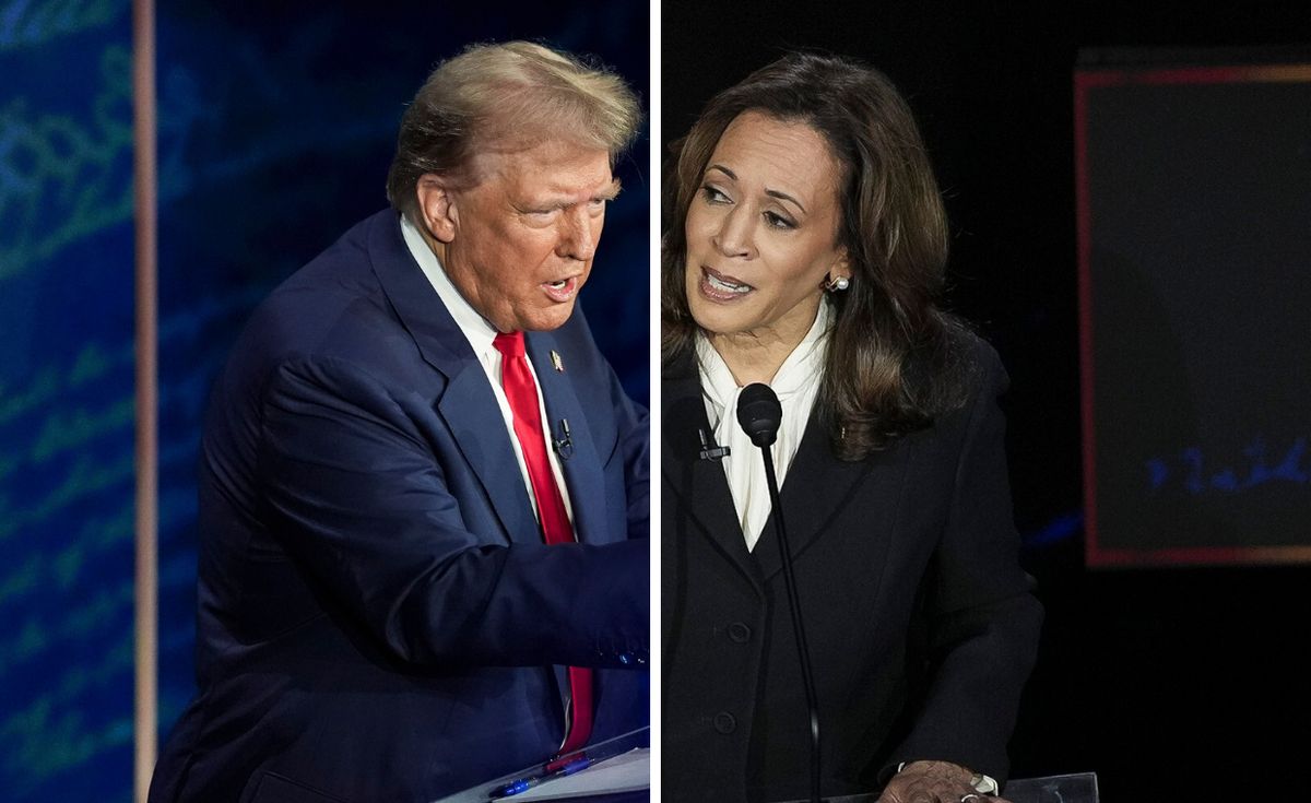 Kamala Harris, Donald Trump, stany zjednoczone Debata Harris-Trump. Co mówili, gdy mieli wyłączone mikrofony?