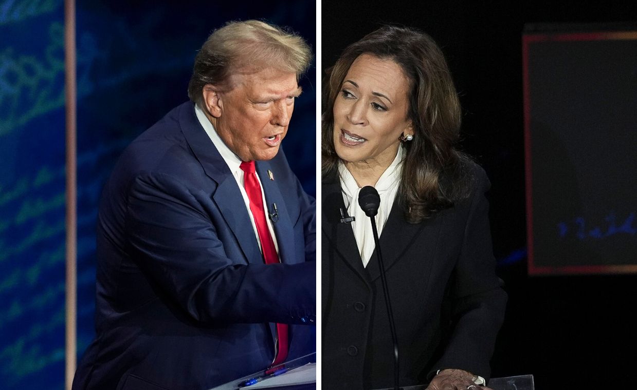 Streit ohne Mikrofone: Trump und Harris auf Stimmenfang in Debatte