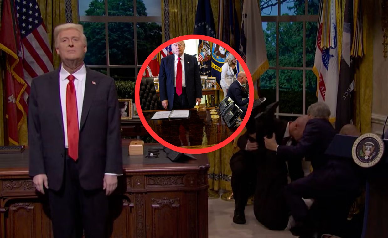 Trump wyśmiany w amerykańskim programie. "Ceny spadły - prosto w górę"