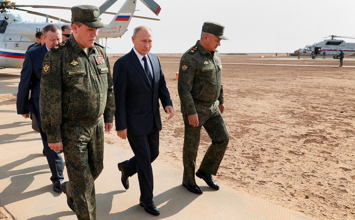 Władimir Putin na ćwiczeniach Kaukaz 2020