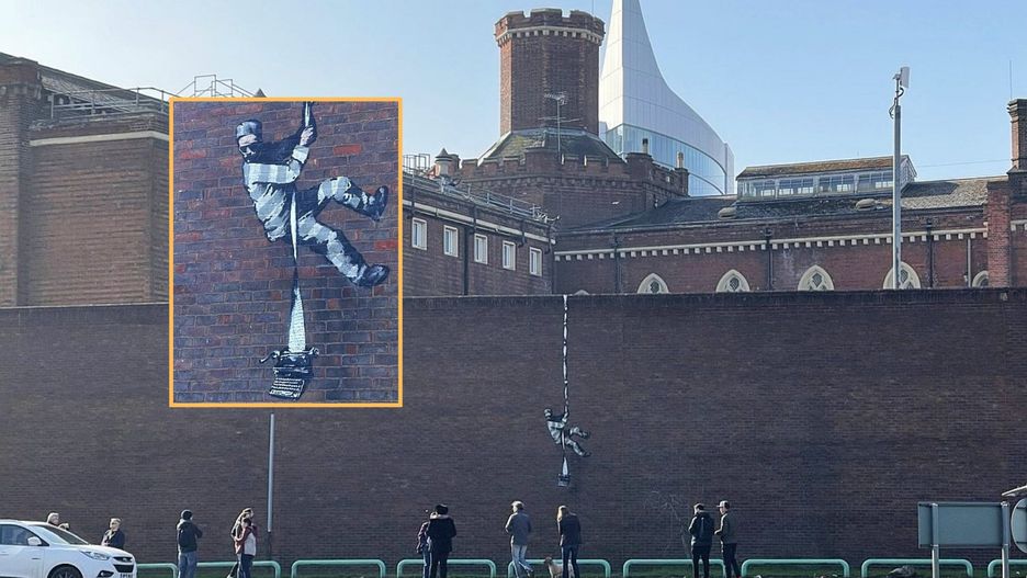 Mural na dawnym więzieniu Reading Gaol