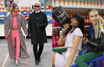 Rihanna na pokazie Chanel W SUPERMARKECIE! (FOTO)