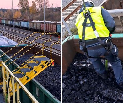 Odkrycie w wagonie z węglem. Pociąg z Białorusi wzbudził podejrzenia