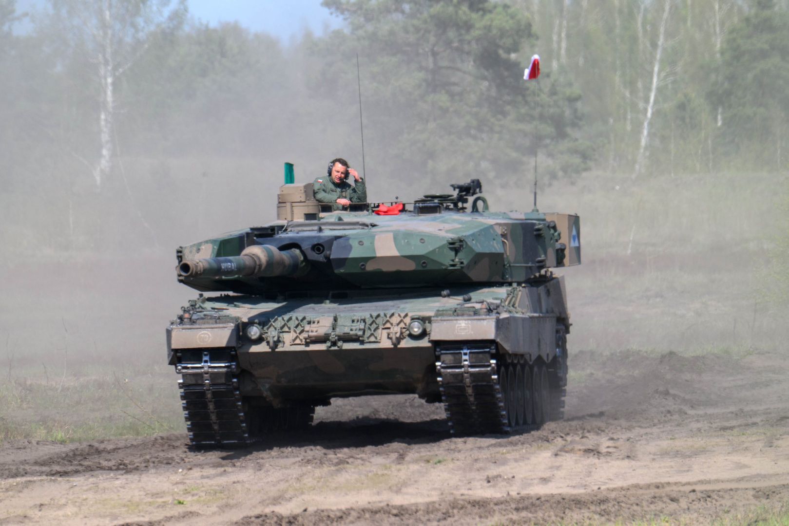 Leopard 2PL w trakcie zawodów
