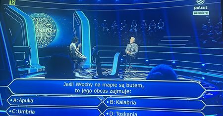 Pytanie o ulubiony kraj Polaków. Uczestnik wykorzystał koło ratunkowe
