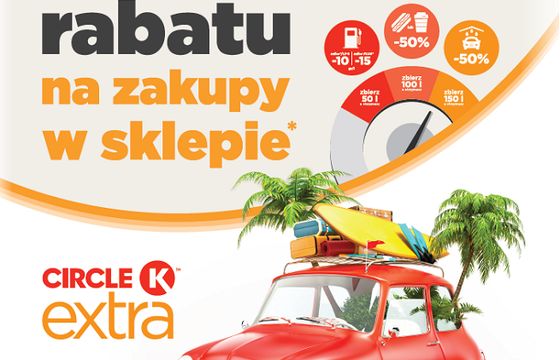 Rabat na zakupy sklepowe w promocji Circle K