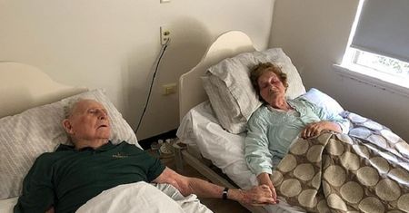 Byli małżeństwem przez 70 lat. Zmarli trzymając się za ręce