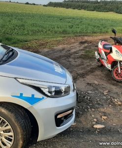 Milicz. 13-latek uciekał przed policjantami na skuterze. Rodzice nic nie wiedzieli