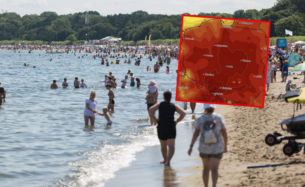 pogoda, upały, burze Wracają upały. Pół Polski z ostrzeżeniami