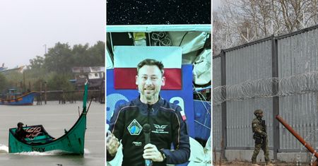 Trzęsienie ziemi w Indonezji, powrót Sławosza z ISS, incydent na granicy. Co wydarzyło się w poniedziałek?