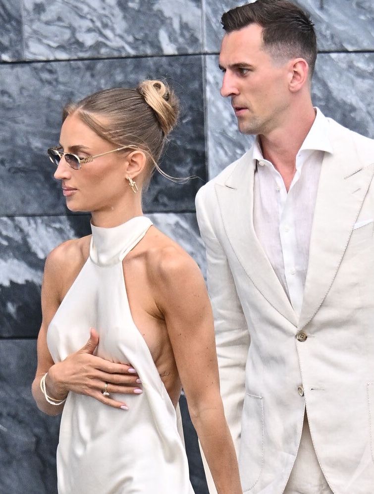 Agata Sieramska i Arkadiusz Milik