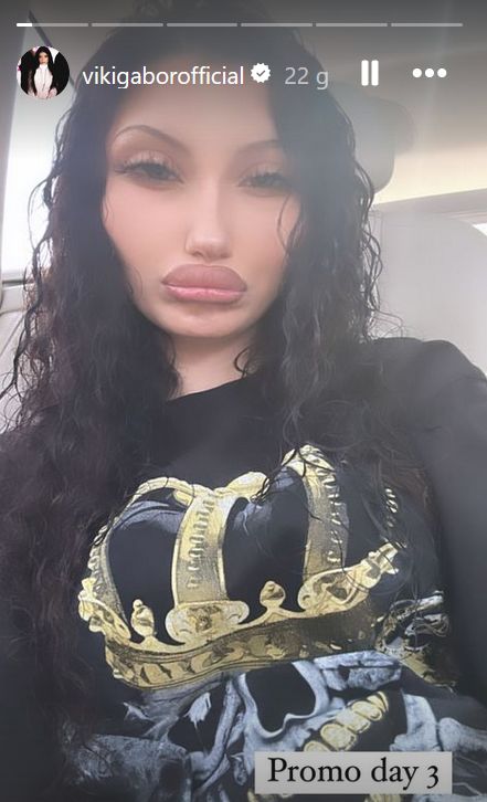 Viki Gabor w filtrze na Instagramie (Instagram)