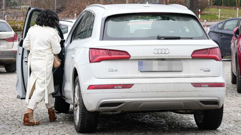 Katarzyna Cichopek pod studiem "Pytania na Śniadanie"