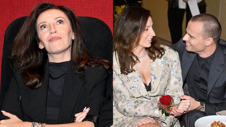 Marcin Hakiel z partnerką