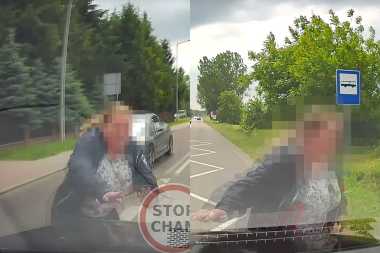 O włos od tragedii. Kobieta wbiegła pod samochód