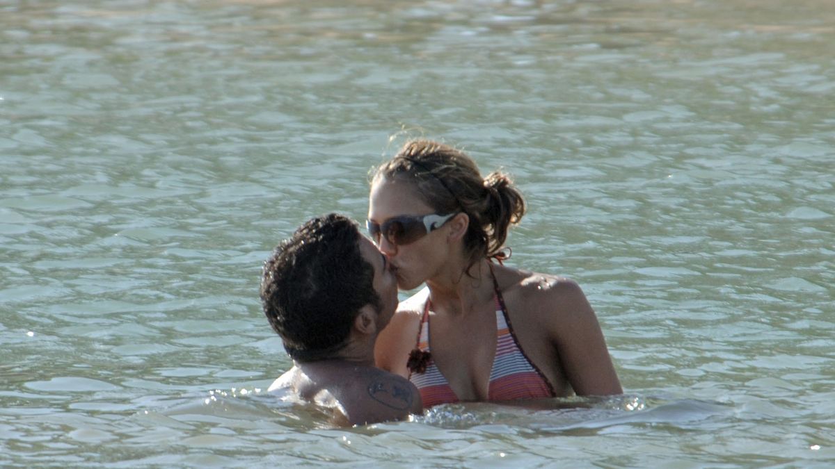 Cash Warren i Jessica Alba w 2005 roku
